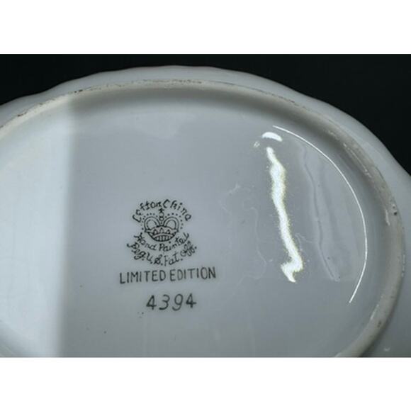 "LEFTON" China, Christmas,Hand Painted,Poinsettia Small Serving DishDish - Picture 6 of 6